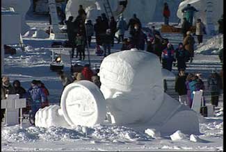 snow scupture